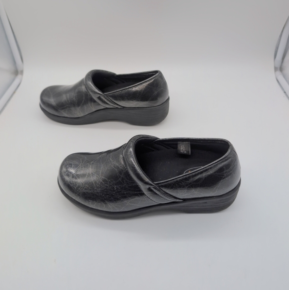Safe T Step Sz 8 Women's Black Marble Slip-On Shoes - Picture 3 of 7